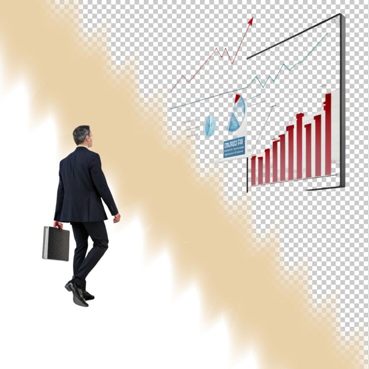 PSD ilustración vectorial de evaluación comparativa de las empresas