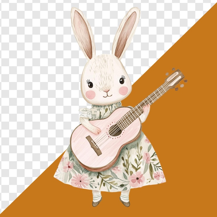 PSD ilustración vectorial de feliz fiesta de pascua con orejas de conejo de huevo pintado y flor en fondo colorido diseño internacional de celebración de primavera con tipografía para invitación de fiesta de tarjetas de felicitación