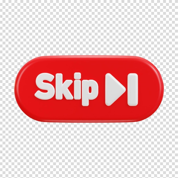 Ilustración vectorial de icono de salto 3D en un fondo aislado