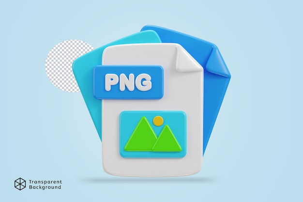 Ilustración vectorial de iconos en formato png de archivo 3d