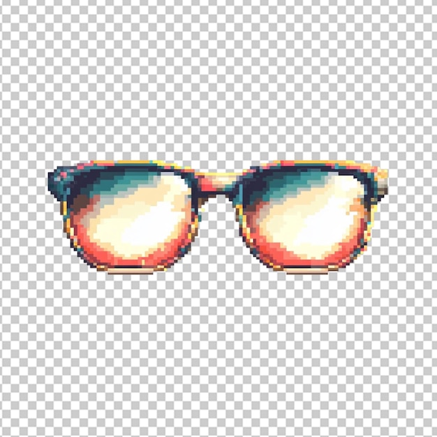 Ilustración vectorial de un píxel sobre un fondo transparente