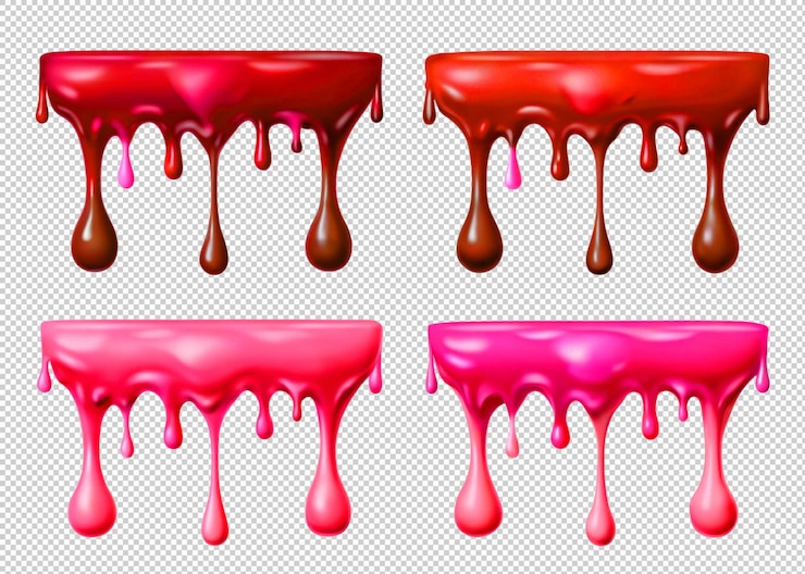 PSD ilustración vectorial realista en 3d de crema de chocolate líquido o sy