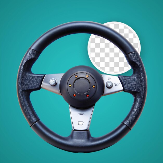 PSD ilustración del volante del coche icono 3d realista