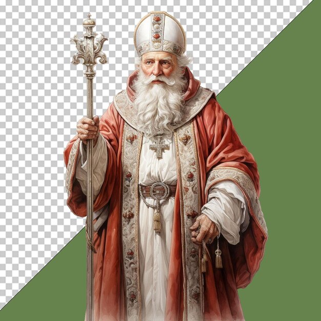 PSD ilustración de wiseman en png