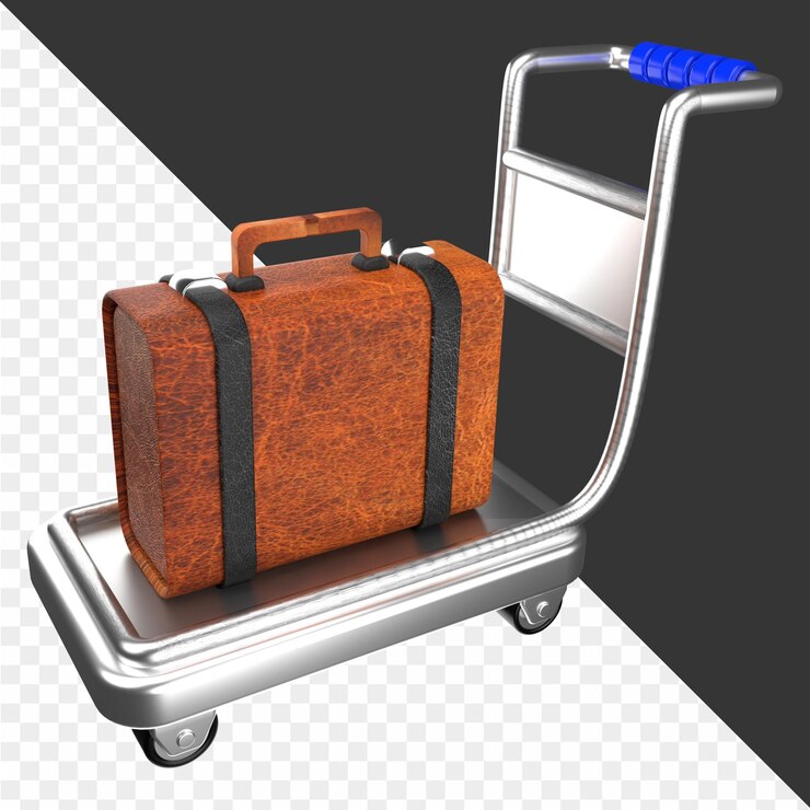 PSD ilustraciones 3d del aeropuerto