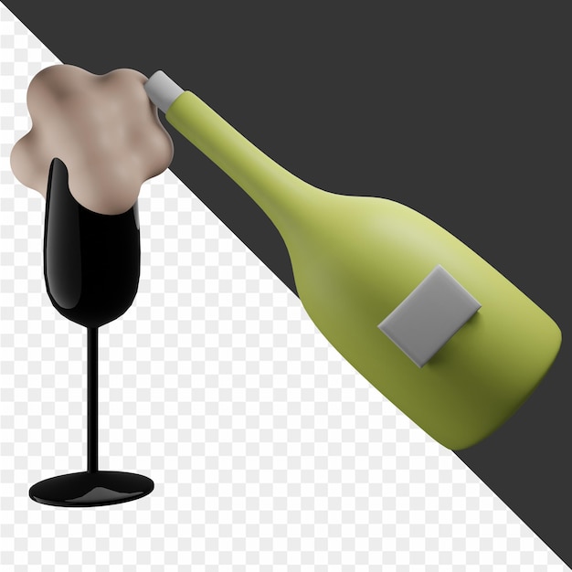 Ilustraciones 3D para el Año Nuevo