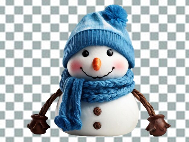 PSD ilustraciones de bonitos muñecos de nieve de navidad