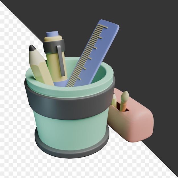 Ilustraciones educativas en 3D