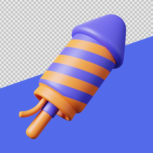 Ilustraciones de Firecracker 3D New Year Ave