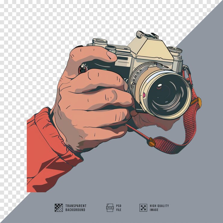 PSD ilustraciones de fotógrafos sin fondo calidad hd
