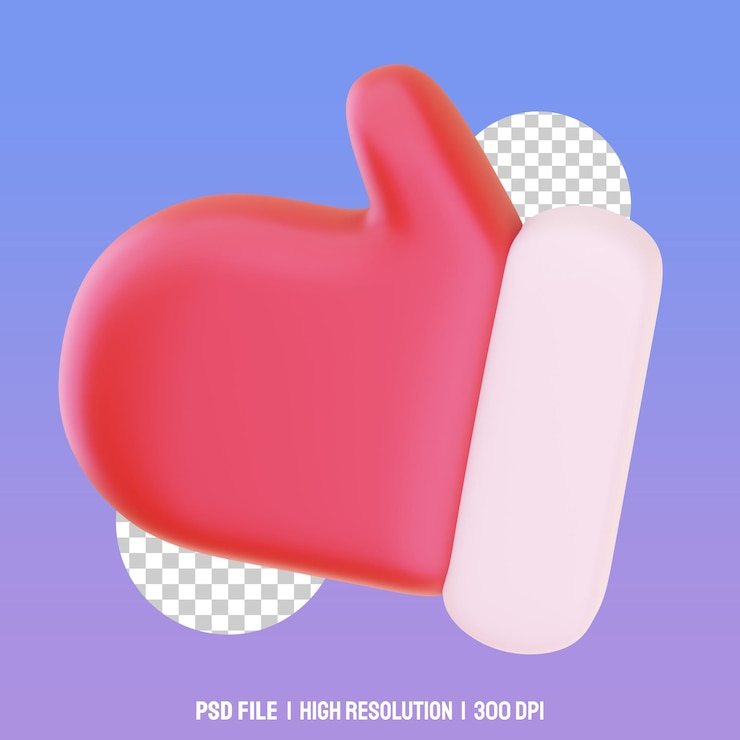 PSD ilustraciones de guantes navidad 3d