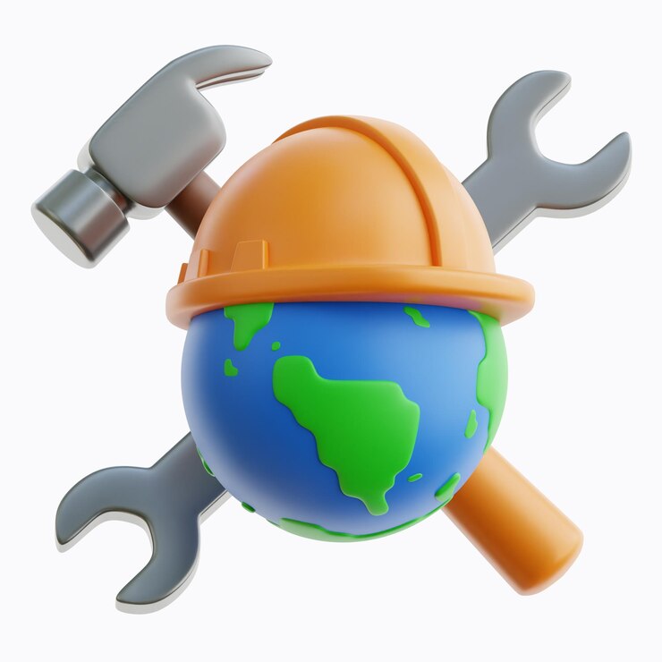 PSD ilustraciones del icono 3d del día mundial del trabajo