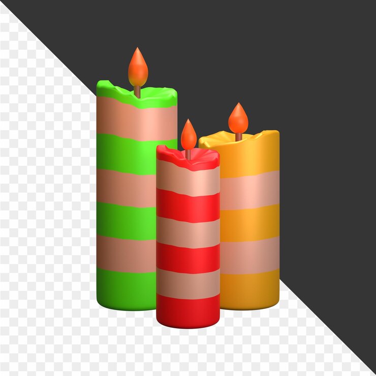 PSD ilustraciones navideñas en 3d