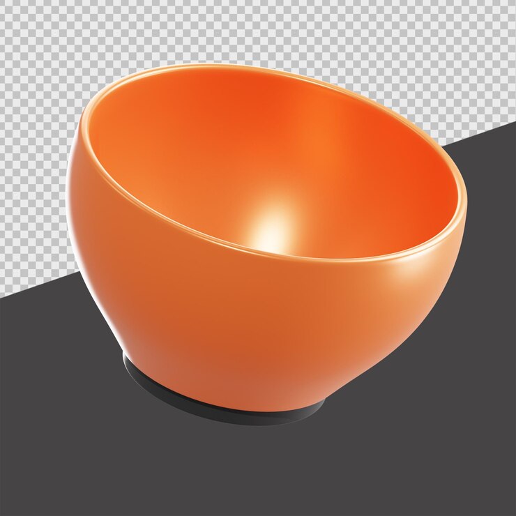 PSD ilustrações de cozinha 3d big bowl