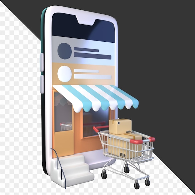 Ilustrações de inicialização 3D