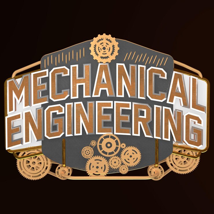 PSD ilustrações de logotipos de engenharia mecânica.