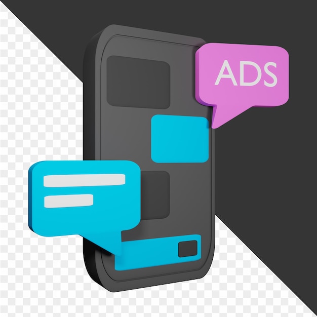 PSD ilustrações de marketing 3d