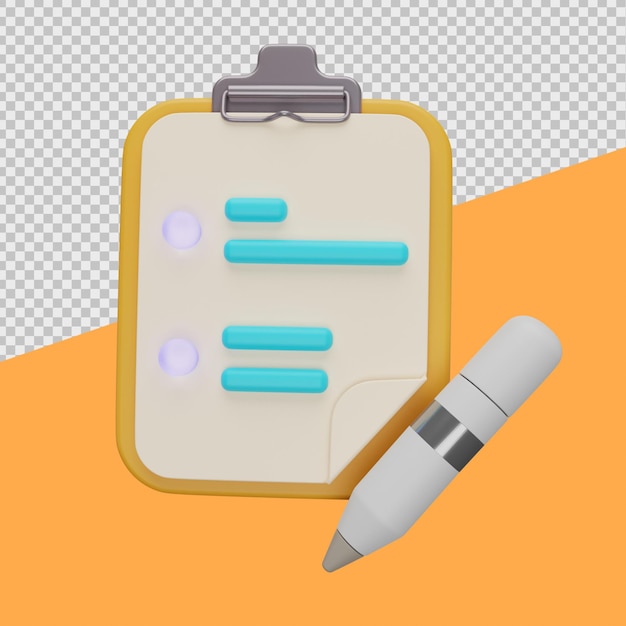 Ilustrações de pensamento de design 3D da área de transferência