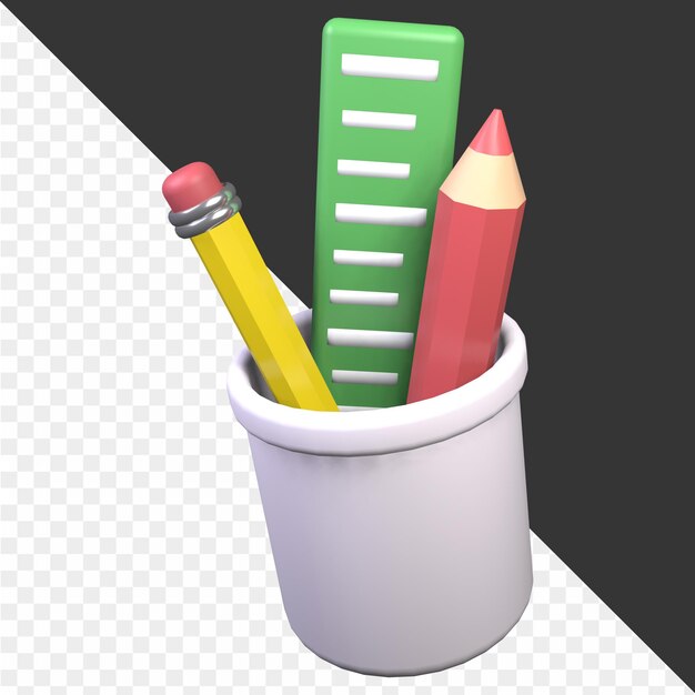 Ilustrações educacionais 3d