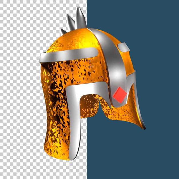 PSD ilustrador de capacete 3d