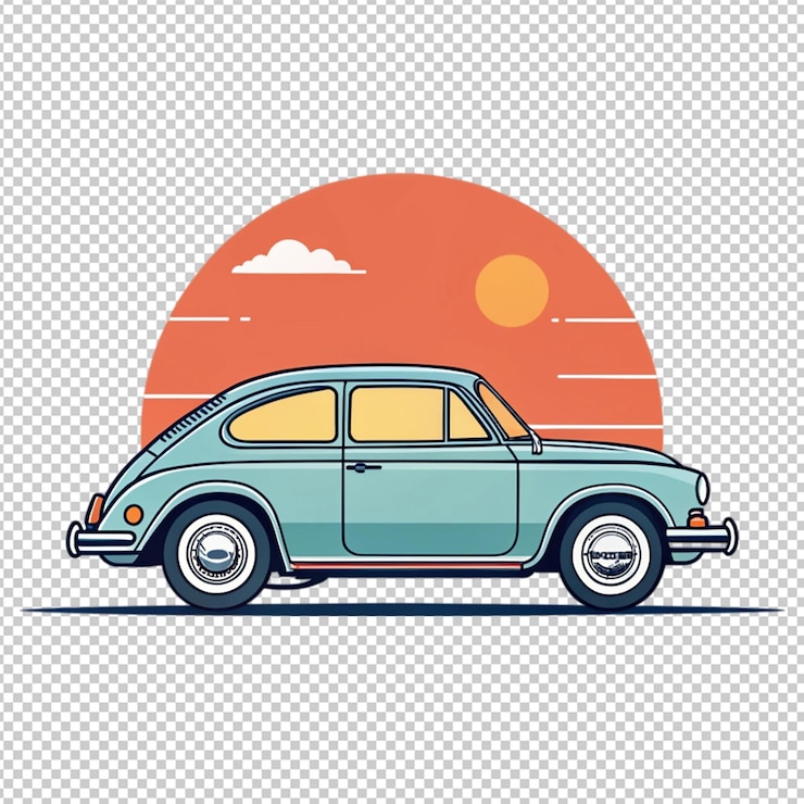PSD ilustrando la poesía de las obras de arte de automóviles en movimiento que capturan la esencia de la velocidad