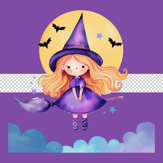Ilustrasi kartun hantu Halloween png