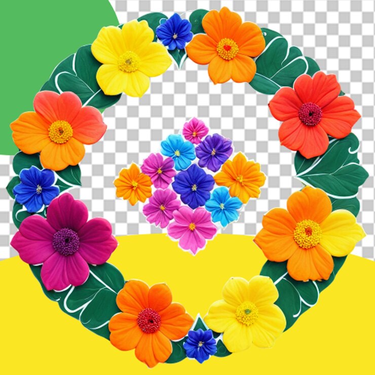 PSD ilustrasi png perayaan onam