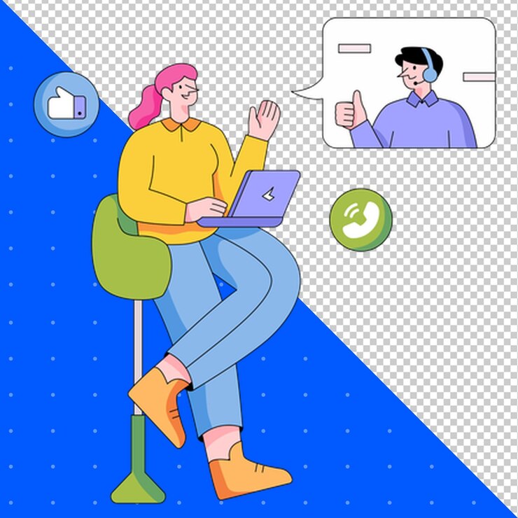 PSD ilustrasi vektor datar digambar tangan untuk latar belakang transparan png bisnis dan proyek kantor kerja