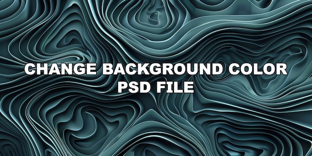 PSD une image abstraite bleu et blanc avec beaucoup de lignes et de courbes à l'arrière-plan
