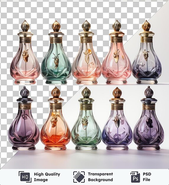 PSD image de bouteilles de parfum réaliste de parfumer_s