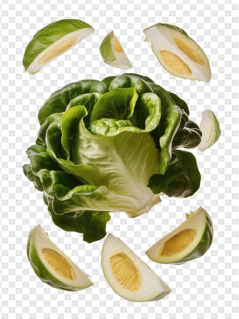 Une Image D'un Brocoli Avec Le Mot Laitue Dessus