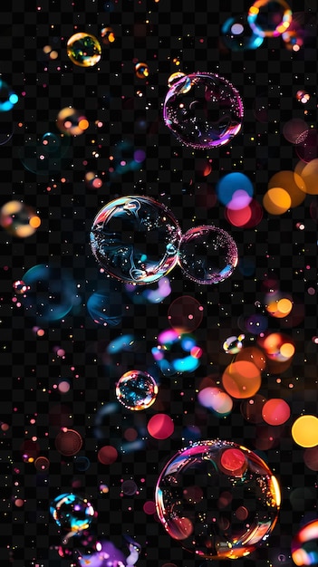 PSD une image de bulles dans un fond d'eau