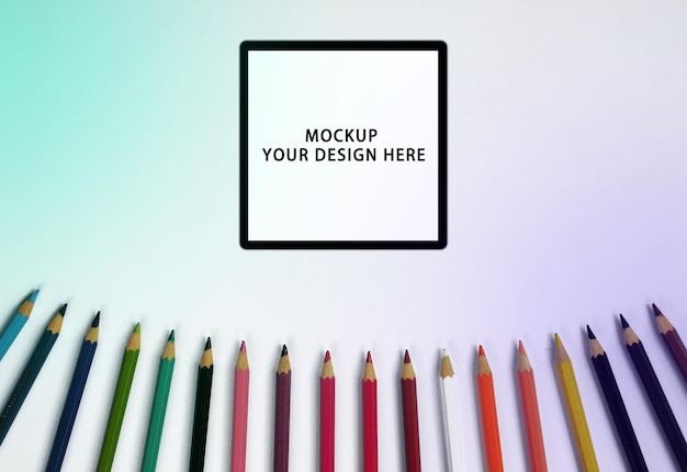 une image d'un cadre d'image avec une image de crayons