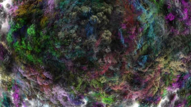 une image colorée d'un arc-en-ciel de couleurs