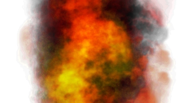 une image colorée d'un feu qui s'appelle feu