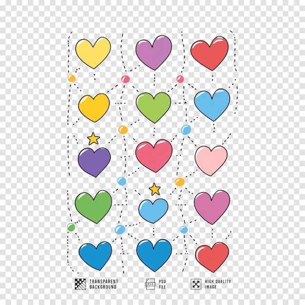 image couleur de forme simple avec un fond transparent