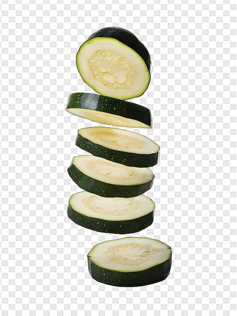 Une Image De Courgette Sur Un Fond Blanc