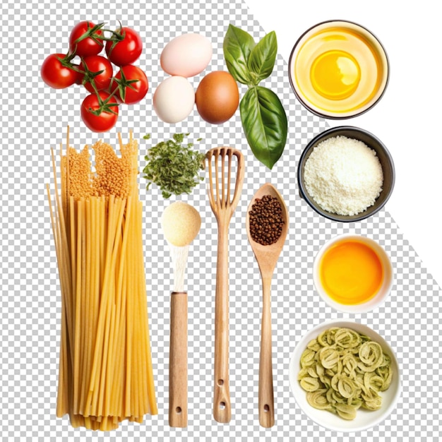 une image de divers aliments, y compris des tomates en pâte et du persil
