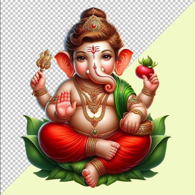 PSD une image du seigneur ganpati pour ganesh chaturthi