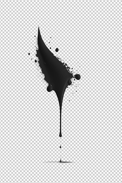 Une Image D'une Explosion D'encre Noire