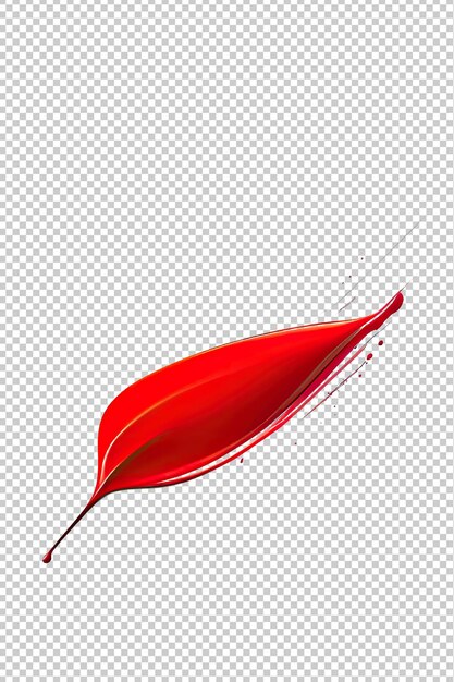 Image D'une Explosion De Peinture Rouge