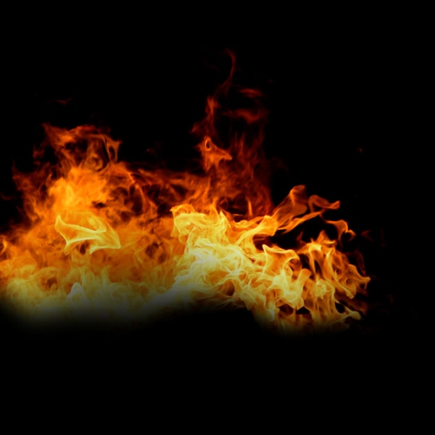 une image d'un feu qui dit la fin