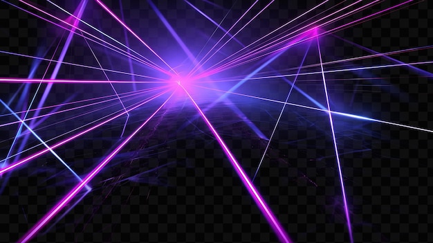 PSD une image générée par ordinateur d'une lumière violette et rose