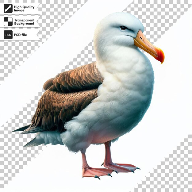 PSD une image d'un oiseau avec un fond noir et blanc