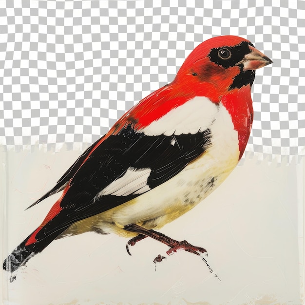 PSD une image d'un oiseau qui est sur une page