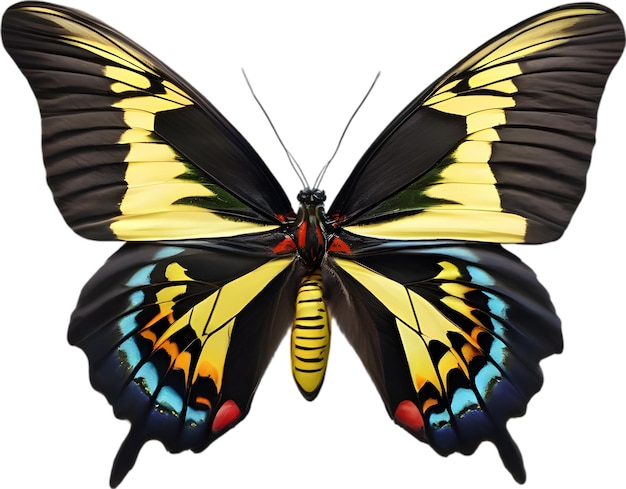 PSD une image de papillon colorée et élégante