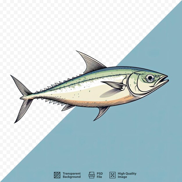 PSD une image de poisson avec une image de poisson dessus