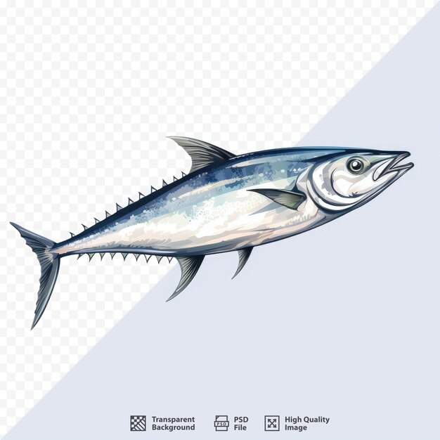 PSD une image de poisson avec le mot poisson dessus