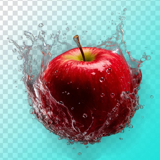 PSD image de pomme transparente de qualité hd