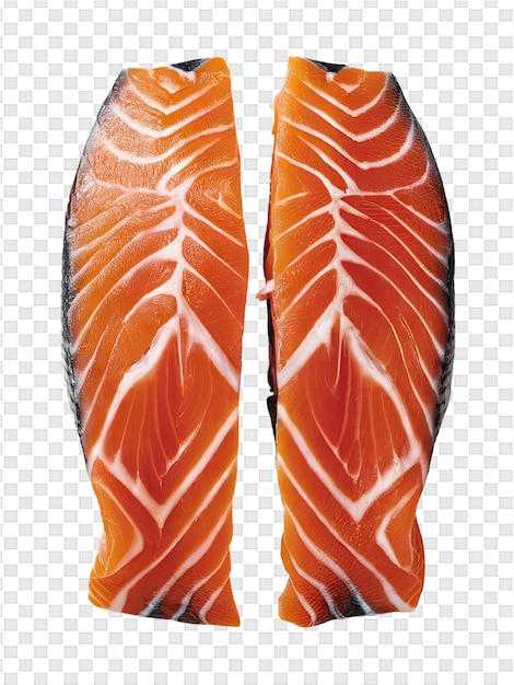 PSD une image d'un saumon sur un fond transparent